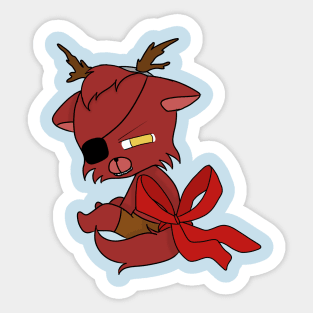 Cute foxy chibi (fnaf) Sticker